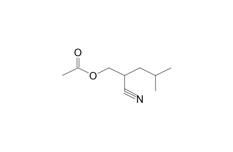 (2-cyano-4-methyl-pentyl) acetate