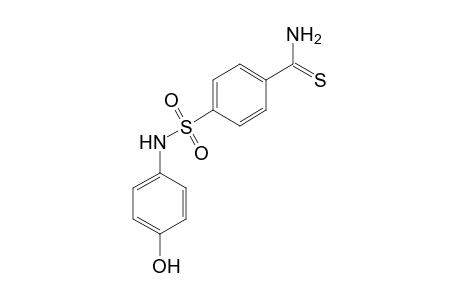 p-[(p-hydroxyphenyl)sulfamoyl]thiobenzamide