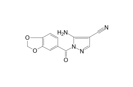 5-Amino-1-(1,3-benzodioxole-5-carbonyl)pyrazole-4-carbonitrile