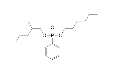 Phenylphosphonic acid, hexyl 2-methylpentyl ester