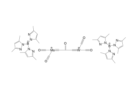 [HYDRIDOTRIS-(3,5-DIMETHYLPYRAZOLYL)-BORATE]-(CO)(2)-W=C-C(O)-C=MO-(CO)(2)-[HYDRIDOTRIS-(3,5-DIMETHYLPYRAZOLYL)-BORATE]