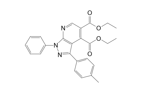 diethyl 3-(4-Methylphenyl)-1-phenyl-1H-pyrazolo[3,4-b]pyridine-4,5-dicarboxylate