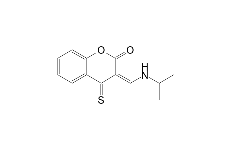 (3E)-3-[(isopropylamino)methylene]-4-thioxo-chroman-2-one