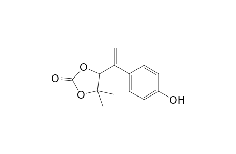 4,4-Dimethyl-5-[1-(4-hydroxyphenyl)ethenyl]-1,3-dioxolan-2-one