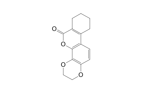 2,3,7,8,9,10-hexahydro-6H-[1,4]benzodioxino[5,6-c][2]benzopyran-6-one