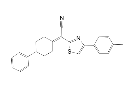 (4-Phenyl-cyclohexylidene)-(4-p-tolyl-thiazol-2-yl)-acetonitrile