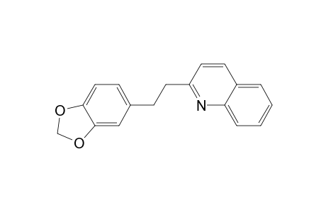 2-(3',4'-METHYLENEDIOXYPHENYLETHYL)-QUINOLINE