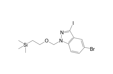 3-Iodo-5-bromo-1-[2-(trimethylsilyl)ethoxymethyl]-1H-indazole