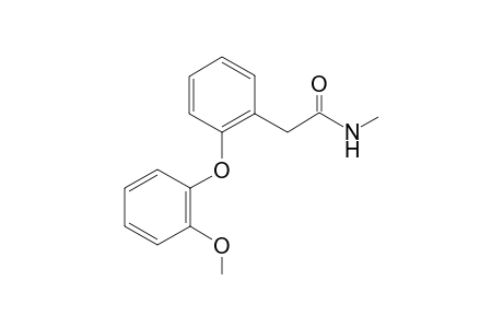 2-(2'-Methoxyphenoxy)-N-methyl-phenylacetamide