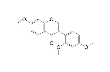 7,2',4'-Trimethoxyisoflavanone