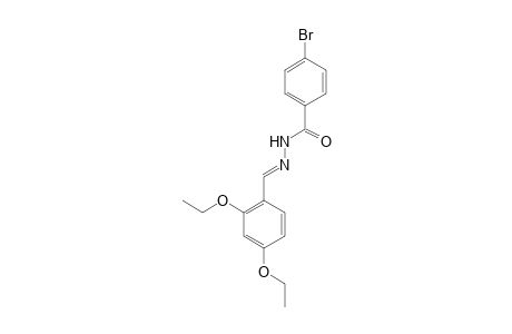 4-Bromobenzenamide, N-(2,4-diethoxybenzylidenamino)-