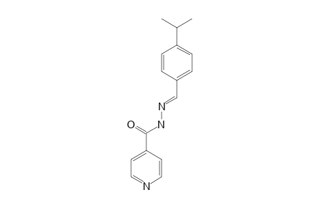 isonicotinic acid, (p-isopropylbenzylidene)hydrazide