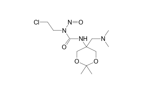 5-DIMETHYLAMINOMETHYL-5-[3-(2-CHLOROETHYL)-3-NITROSOUREIDO]-2,2-DIMETHYL-1,3-DIOXANE