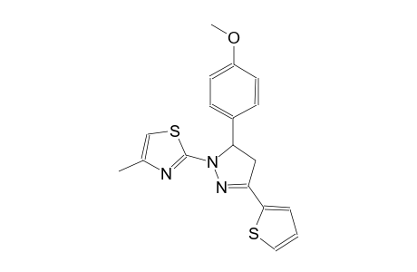 thiazole, 2-[4,5-dihydro-5-(4-methoxyphenyl)-3-(2-thienyl)-1H-pyrazol-1-yl]-4-methyl-