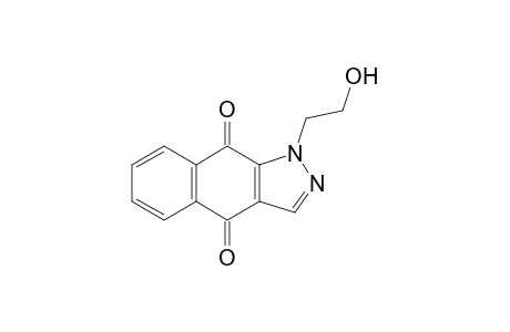 1H-Benz[f]indazole-4,9-dione, 1-(2-hydroxyethyl)-