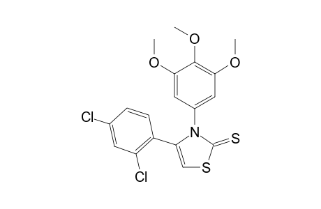 3-(3,4,5-Trimethoxyphenyl)-4-(2,4-dichlorophenyl)thiazole-2(3H)-thione