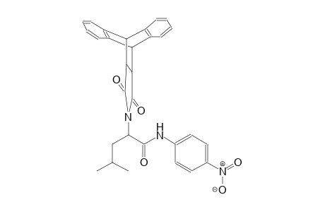 2-(16,18-dioxo-17-azapentacyclo[6.6.5.0~2,7~.0~9,14~.0~15,19~]nonadeca-2,4,6,9,11,13-hexaen-17-yl)-4-methyl-N-(4-nitrophenyl)pentanamide