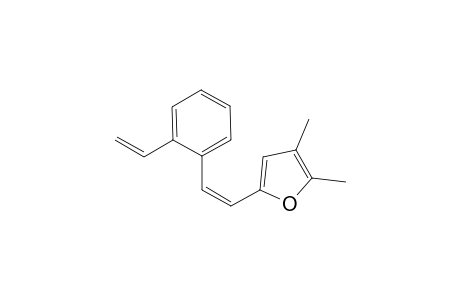 cis-2,3-dimethyl-5-[2-(2-vinylphenyl)ethenyl]furan