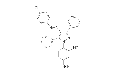 4-[(p-chlorophenyl)azo]-1-(2,4-dinitrophenyl)-3,5-diphenylpyrazole