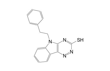 5-(2-phenylethyl)-5H-[1,2,4]triazino[5,6-b]indol-3-yl hydrosulfide