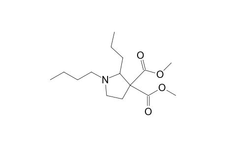 Dimethyl 1-butyl-2-propylpyrrolidine-3,3-dicarboxylate