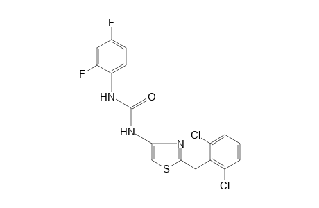 1-[2-(2,6-dichlorobenzyl)-4-thiazolyl]-3-(2,4-difluorophenyl)urea