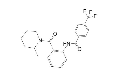 N-[2-(2-methylpiperidin-1-yl)carbonylphenyl]-4-(trifluoromethyl)benzamide