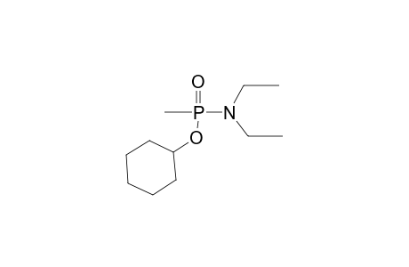 Cyclohexyl N,N-diethyl-p-methylphosphonamidate