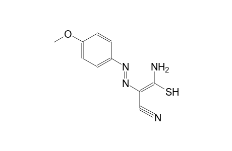 (2E)-3-amino-2-[(E)-(4-methoxyphenyl)diazenyl]-3-sulfanyl-2-propenenitrile