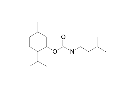 Carbonic acid, monoamide, N-3-methylbutyl-, menthyl ester