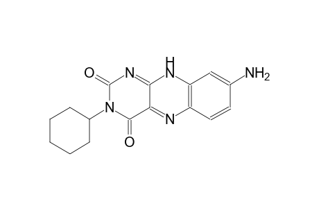 8-amino-3-cyclohexylbenzo[g]pteridine-2,4(3H,10H)-dione