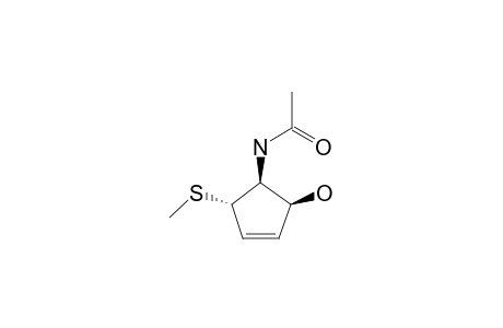 (1S,4S,5S)-5-ACYLAMINO-4-METHYLTHIO-2-CYCLOPENTEN-1-OL