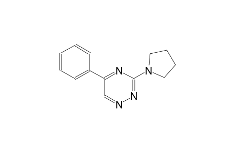 5-phenyl-3-(1-pyrrolidinyl)-1,2,4-triazine