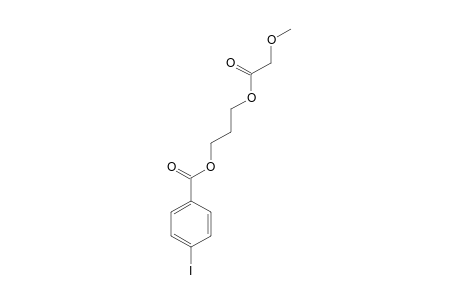 p-IODOBENZOIC ACID, 3-HYDROXYPROPYL ESTER, METHOXYACETATE