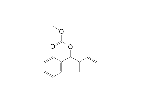 Ethyl (2-methyl-1-phenylbut-3-en-1-yl) carbonate