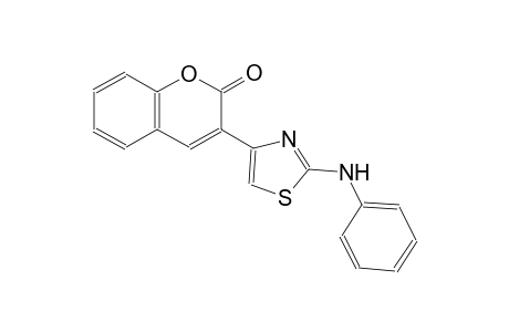 2H-1-benzopyran-2-one, 3-[2-(phenylamino)-4-thiazolyl]-