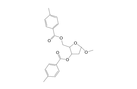 1-O-Methyl-2-deoxy-3,5-di-O-toluoyl-.alpha.,D-ribofuranose