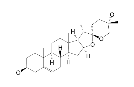 ISONUATIGENIN;(25S)-SPIROST-5-ENE-3-BETA,25-DIOL