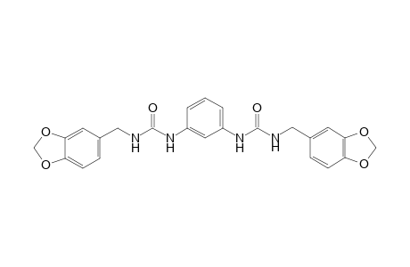 N-(1,3-benzodioxol-5-ylmethyl)-N'-[3-({[(1,3-benzodioxol-5-ylmethyl)amino]carbonyl}amino)phenyl]urea