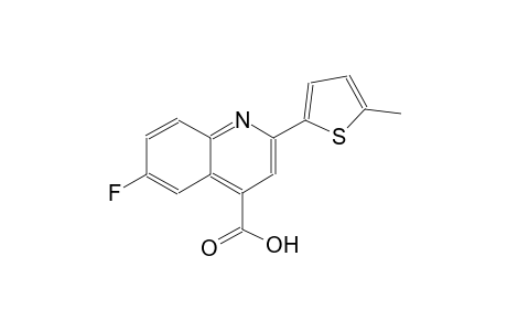 6-fluoro-2-(5-methyl-2-thienyl)-4-quinolinecarboxylic acid