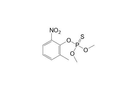 phosphorothioic acid, O,O-dimethyl O-6-nitro-o-tolyl ester