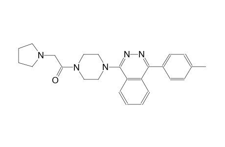 1-(4-methylphenyl)-4-[4-(1-pyrrolidinylacetyl)-1-piperazinyl]phthalazine