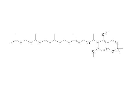 11-O-PHYTYL-6-(1-HYDROXYETHYL)-5,7-DIMETHOXY-2,2-DIMETHYL-2H-1-BENZOPYRAN