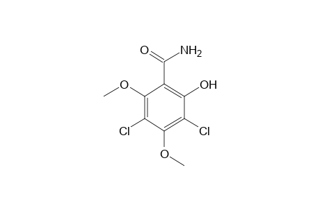 3,5-Dichloro-4,6-dimethoxysalicylamide