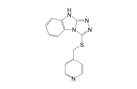 9H-[1,2,4]triazolo[4,3-a]benzimidazole, 3-[(4-pyridinylmethyl)thio]-