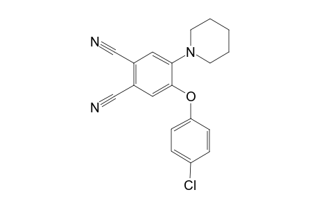 4-(4-Chlorophenoxy)-5-(1-piperidinyl)phthalonitrile