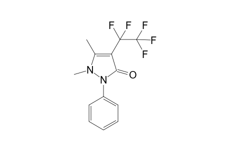 1,5-Dimethyl-4-(perfluoroethyl)-2-phenyl-1H-pyrazol-3(2H)-one