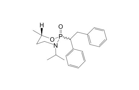 (2l,6l, 1'l)-6-Methyl-2-(1',2'-diphenylethyl)-3-(1''-methylethyl)-1,3,2-oxazaphosphorinane-2-Oxide