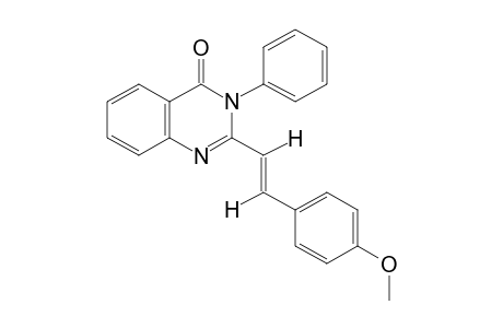 trans-2-(p-METHOXYSTYRYL)-3-PHENYL-4(3H)-QUINAZOLINONE