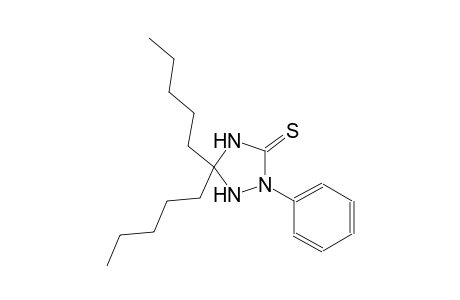 5,5-dipentyl-2-phenyl-1,2,4-triazolidine-3-thione